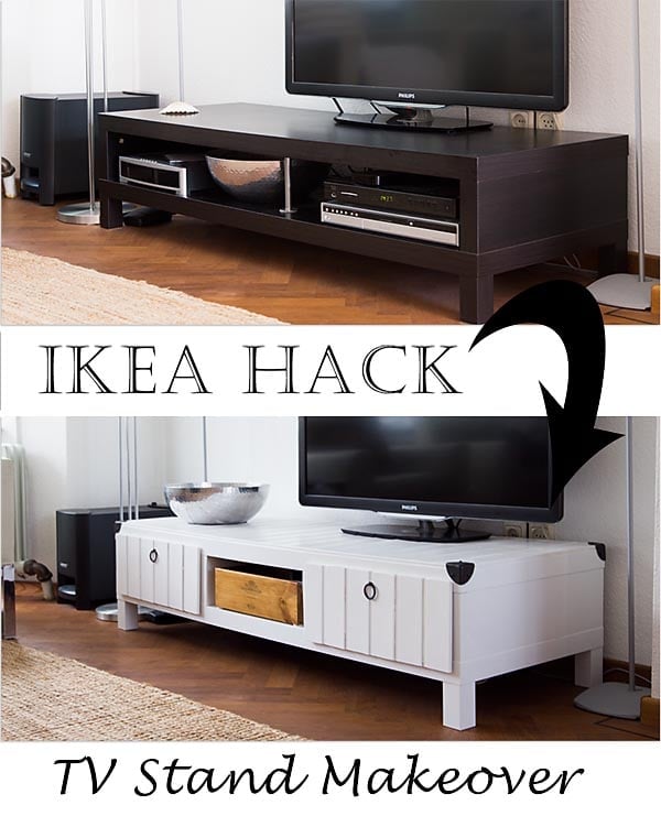 Ikea Lack TV Stand Makeover
