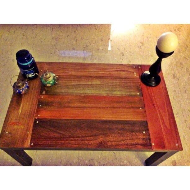 A wood makeover for Lack coffee table