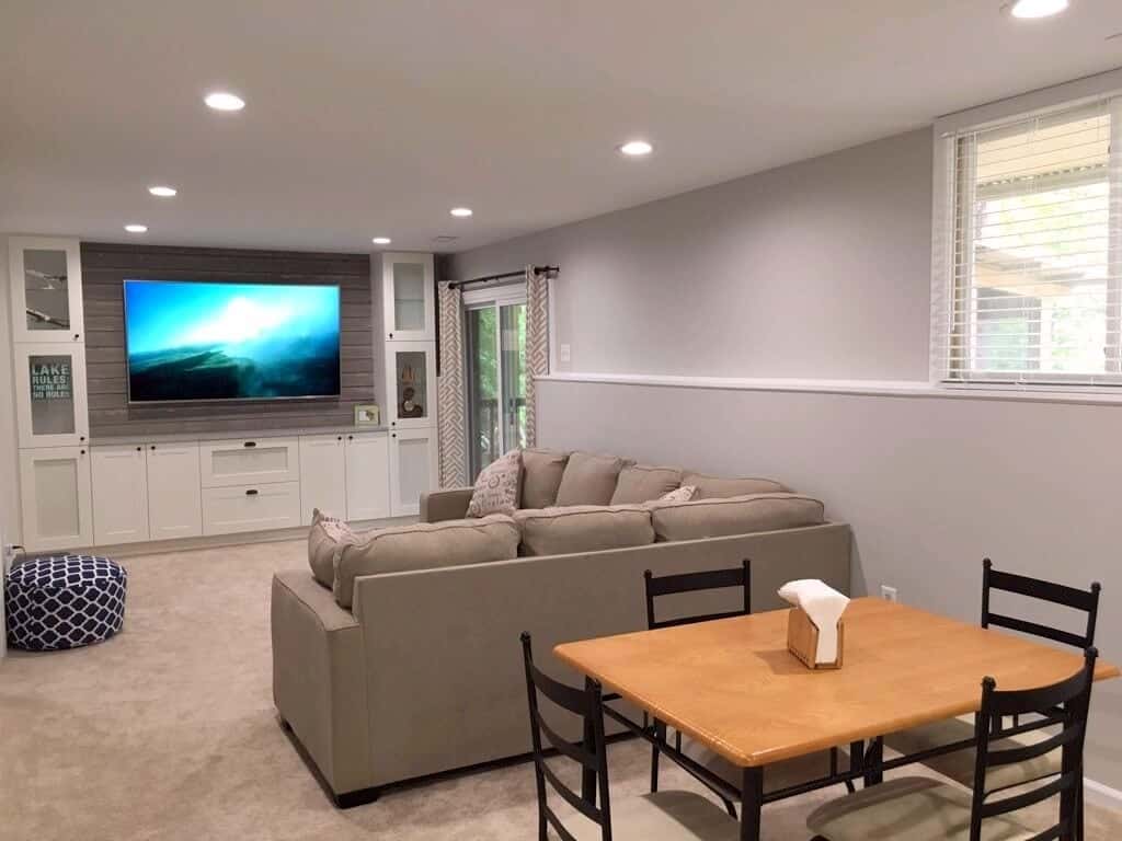 shiplap entertainment media center