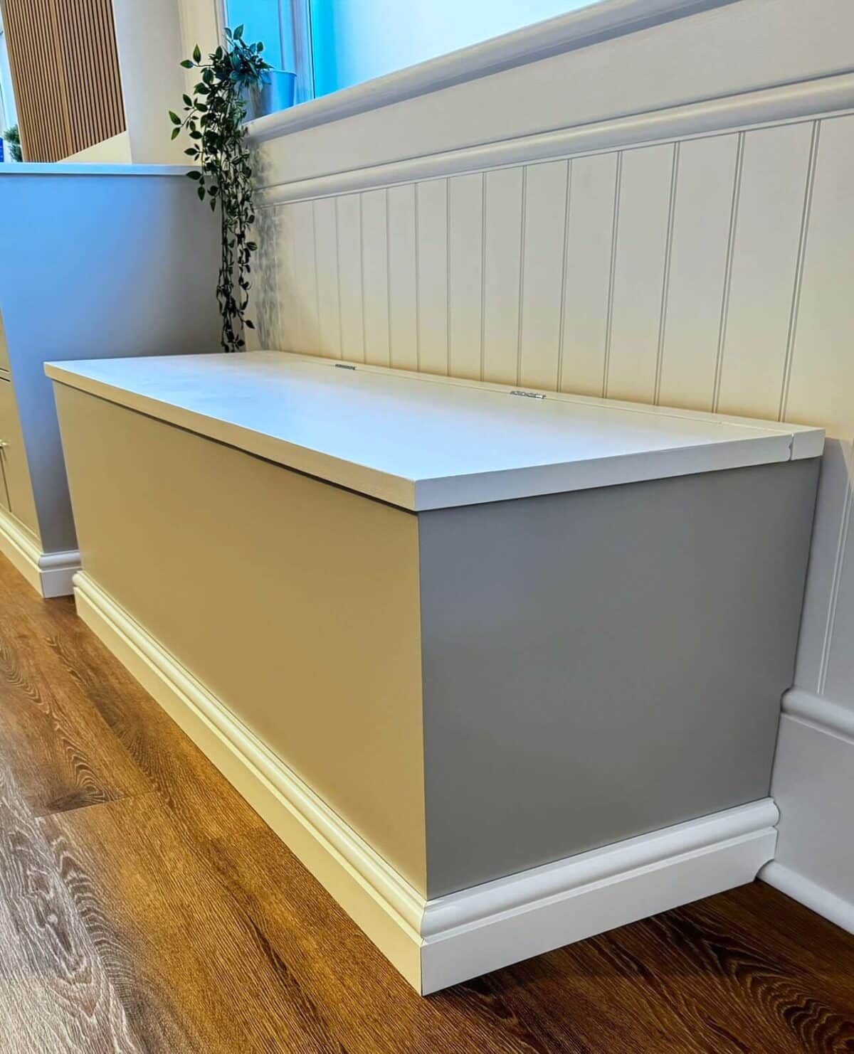 Image-credit-@mnhomereno-kitchen-bench-hack - IKEA Hackers IKEA KALLAX Hacks - kitchen bench