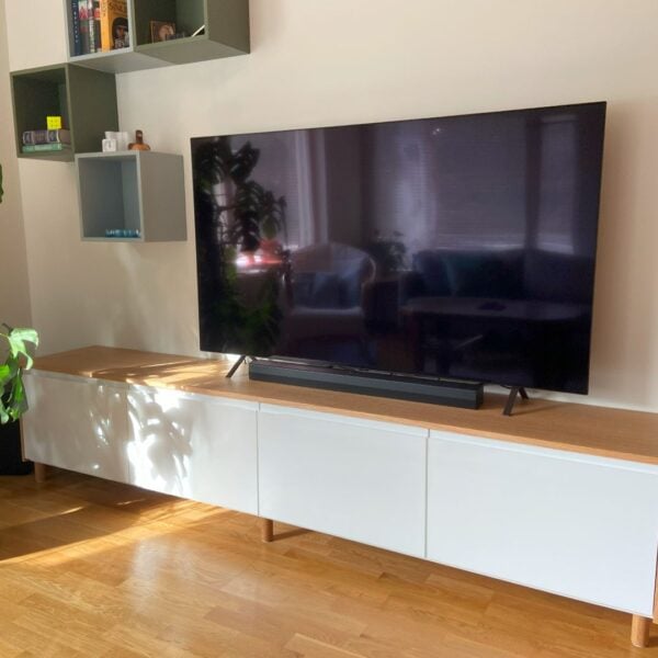 The Super Long TV Unit We Wanted Didn’t Exist—So We Built It