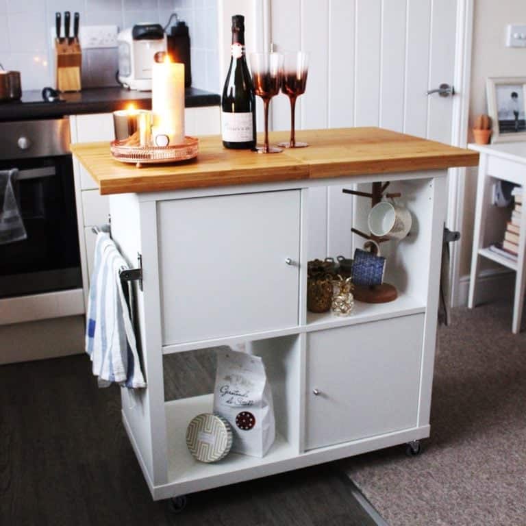 rolling-kitchen-island-1-768x768 - IKEA Hackers KALLAX bar cart